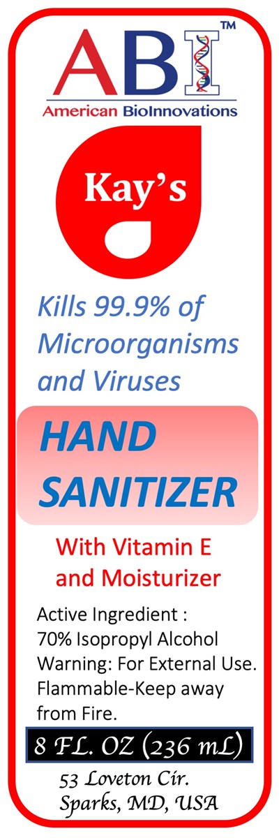 236 mL Label (Sanitizer Label)